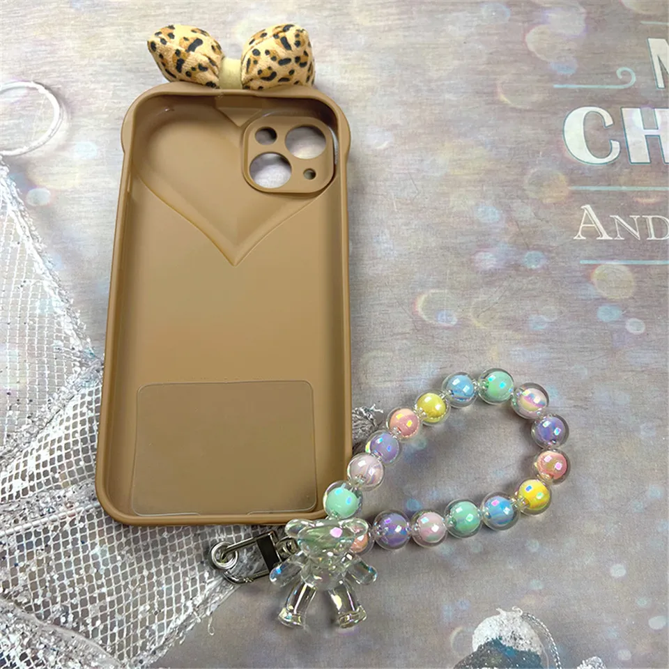Mobile Phone Straps DIY Handmade Beads Colorful For Phone Case Foriphone Key Chain Camera USB Holder Key Chain Lanya