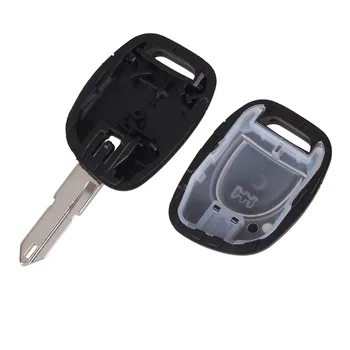 Chiave 1 pulsante per Renault - KEYYOU nuovo 1 pulsante Uncut Blade Remote Car Key Shell per Renault Twingo Clio Kangoo