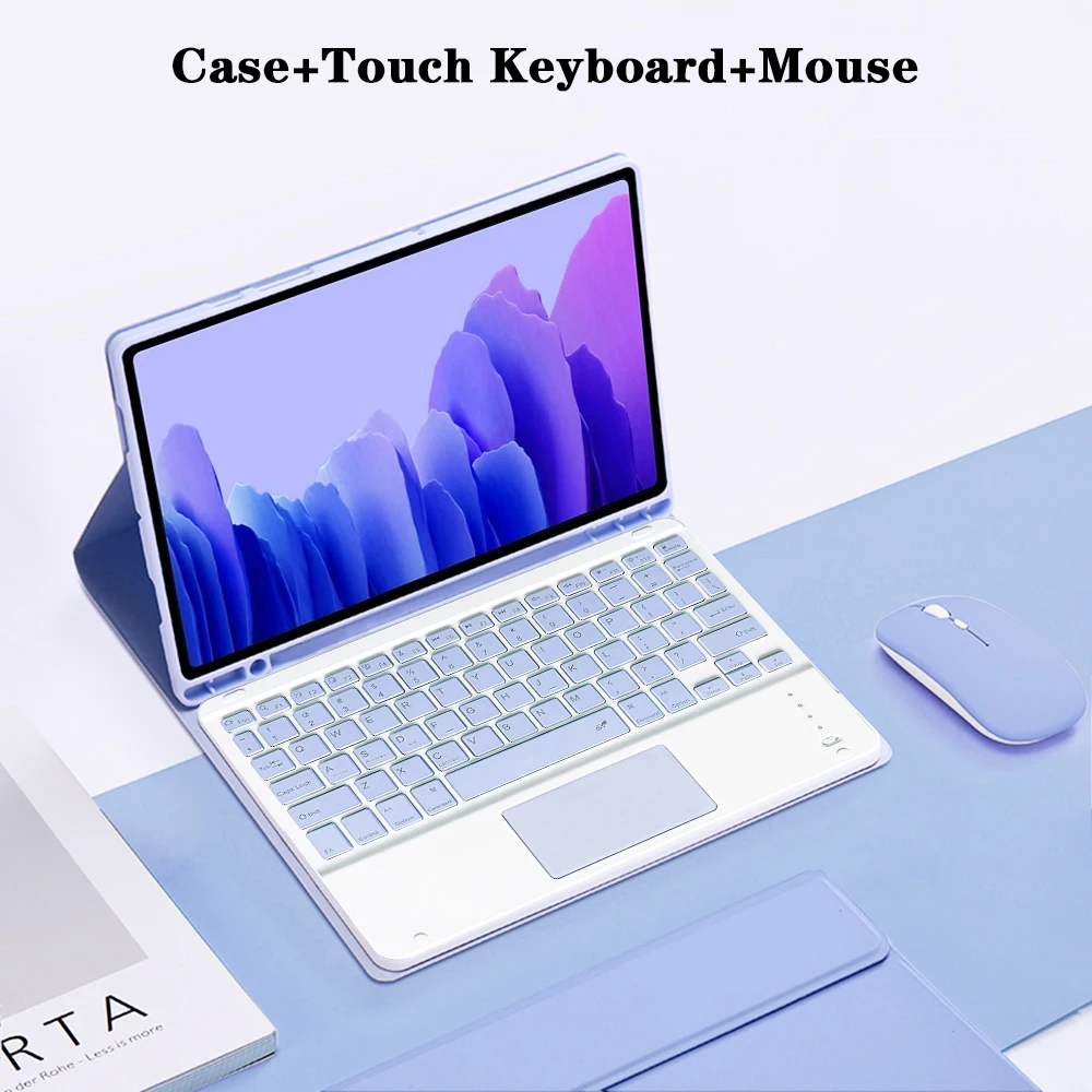 Enhanced Keyboard Case with Detachable Bluetooth and Pencil Holder