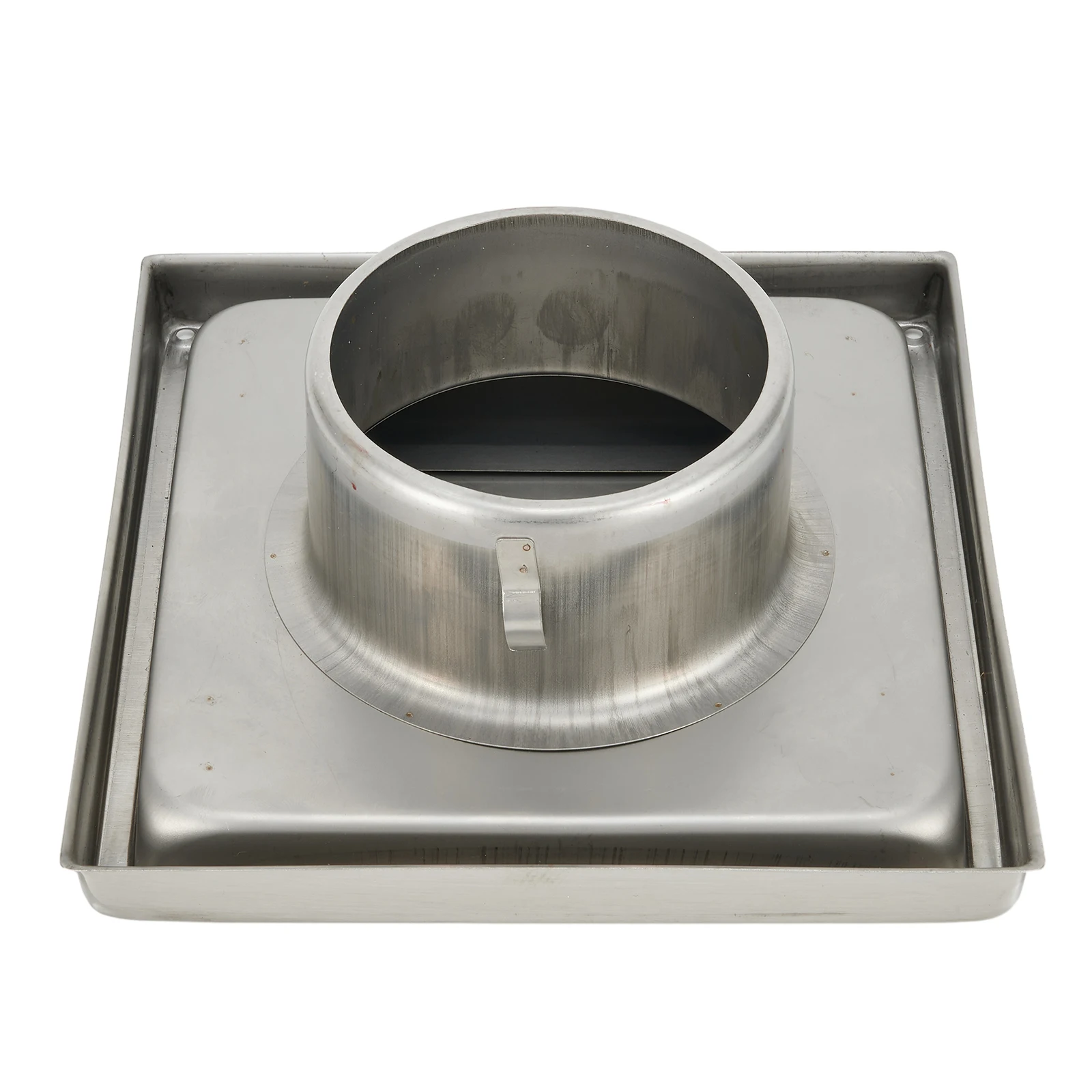 

100MM Stainless Steel Exterior Wall Ventilation Cap Movable Square Air Outlet 184*95*51CM Silver Bathroom Vents Air Conditioning