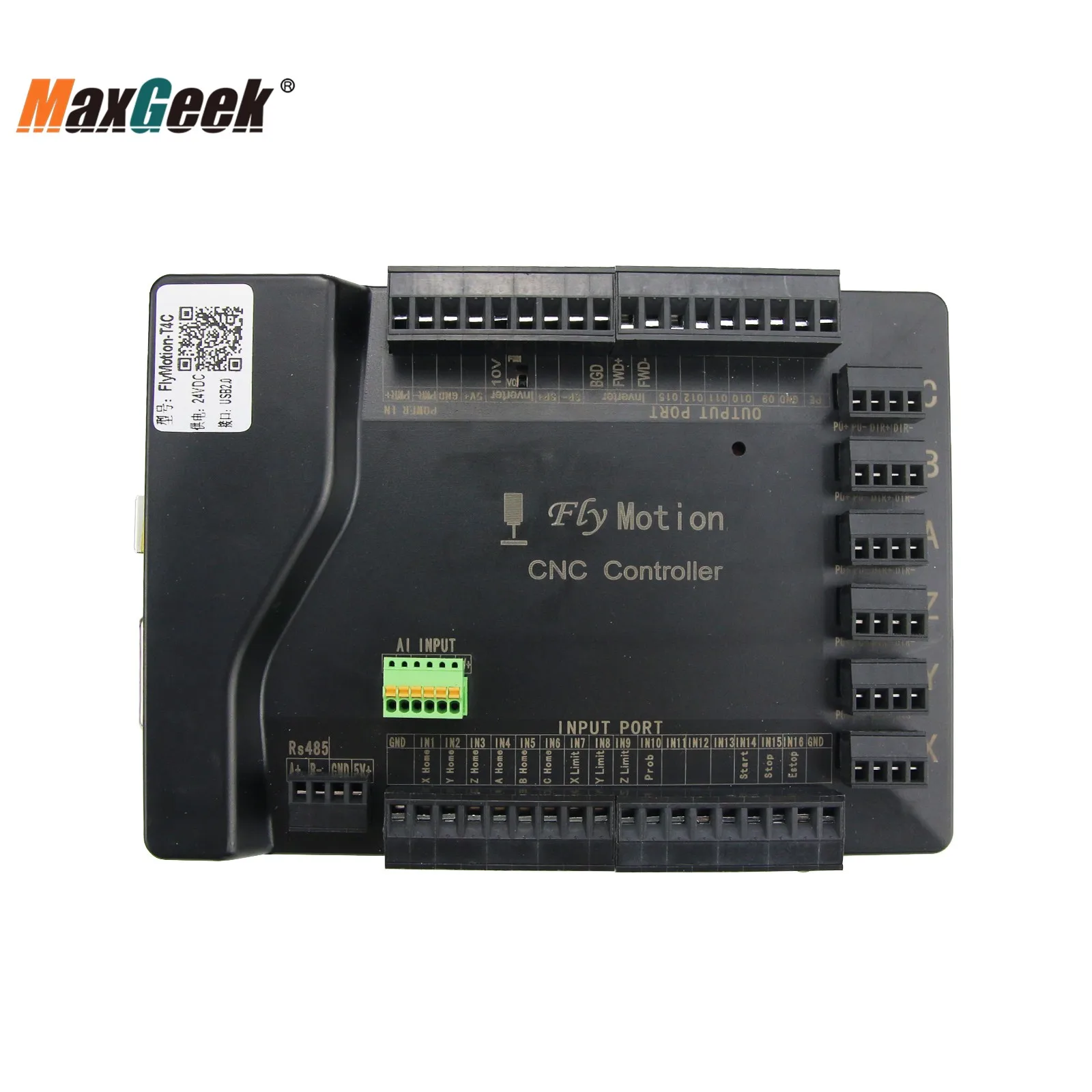 Maxgeek Mach3 USB CNC 4 Axis 6 Axis Breakout Interface Board for
