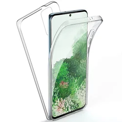 360° Double Protective Full Cover Case - Enhanced Durability and Design - Samsung A53 (Clear)