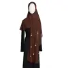 Luxury Amira Instant Scarf Muslim Hijab Women Islam Prayer Hijabs Chiffon Pre-tied Headscarf Turban Eid Head Wrap Pull On Hat