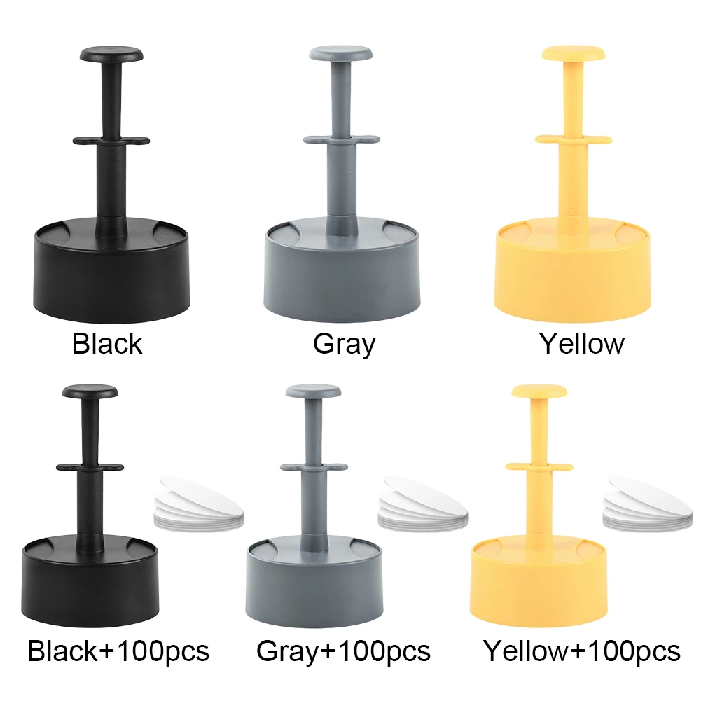 Non-Stick Hamburger Patty Maker Stuffed Burgers Beef Veggie Maker Mold with 100 Patty Papers Hamburger Mold Meat Kitchen Tools