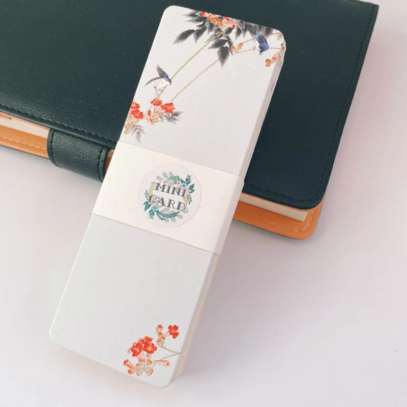

40PCS Greeting Card Blank Paper Bookmark Creative Classical Chinese Style Card Culture Gift Budget Binder Journal Notebook