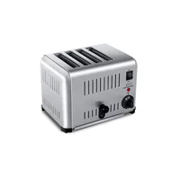 Best Sell Slim 4 Slice Toast Touch Screen Toaster Quartz Heating Elements Flat Toaster Automatic Bread Toaster 1