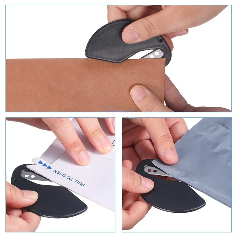 Sharp Envelope Letter Opener Cuter Mini Letter Opener Plastic Sharp Mail Envelope Safety Papers Cutter
