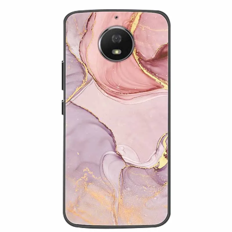 Colorful Marble Pattern Soft Silicone TPU Back Cover Phone Case