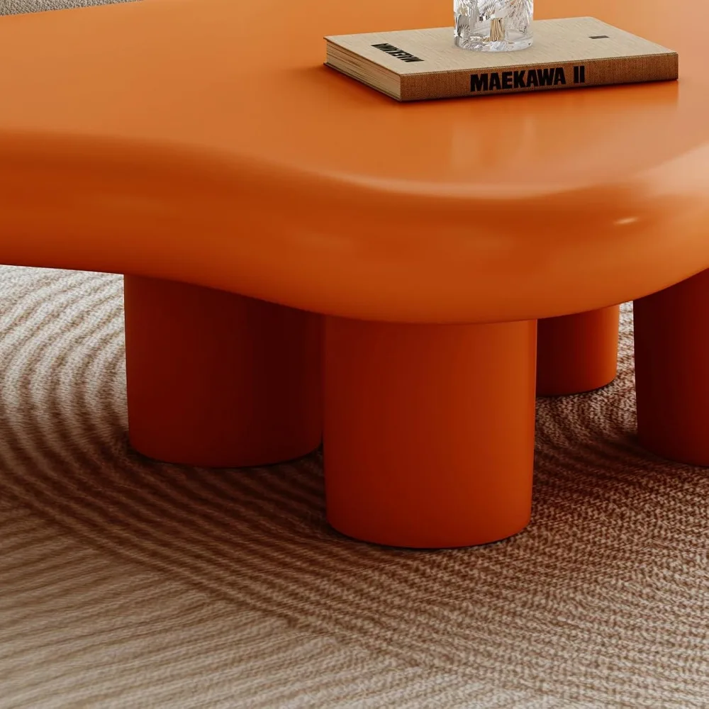 Cloud shaped coffee table, made of high-quality materials, easy to clean, excellent craftsmanship, living space coffee table 6