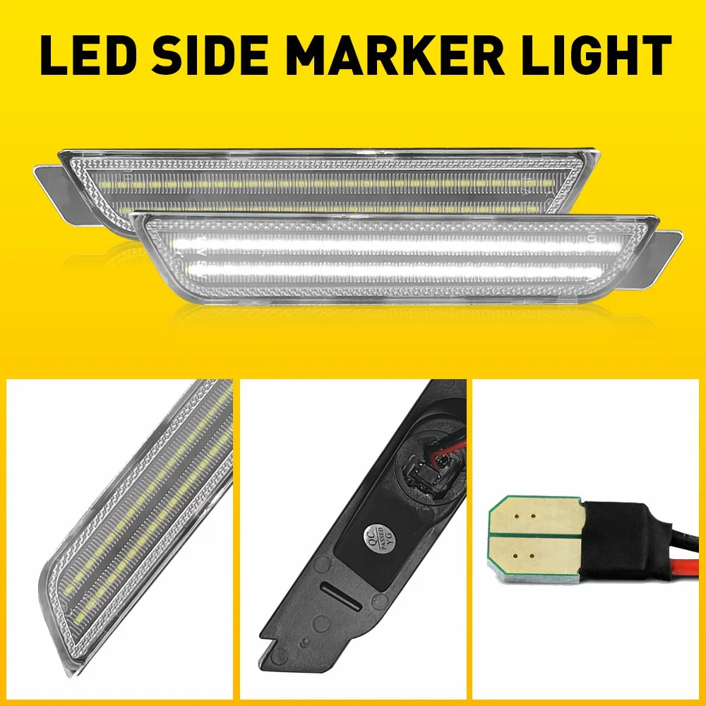 Chevrolet Camaro 2010 2011 2012 2013 2014 2015 �ڵ��� ��/�� LED ���� ���̵� ��Ŀ ���� ���õ� ��� �÷��� ����Ʈ