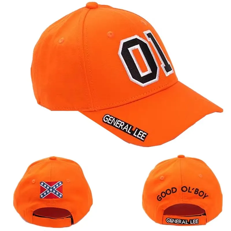 General Lee 01 Cosplay Hat Unisex Cotton Adjustable Baseball Cap Accessories Sunhat Gift