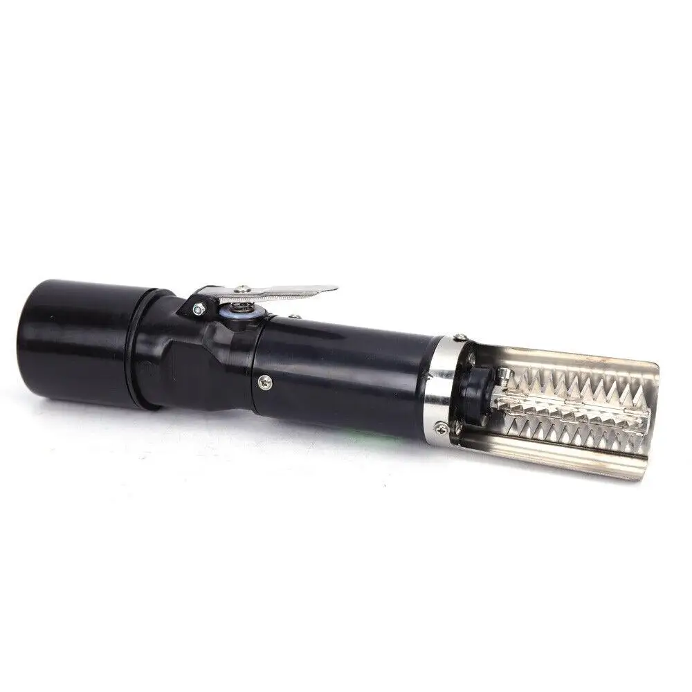 Electric Fish Scalers Remover Machine Rechargeable Fish Skin Cleaner with 6 Sides Stainless Steel Roller Blade, Waterproof