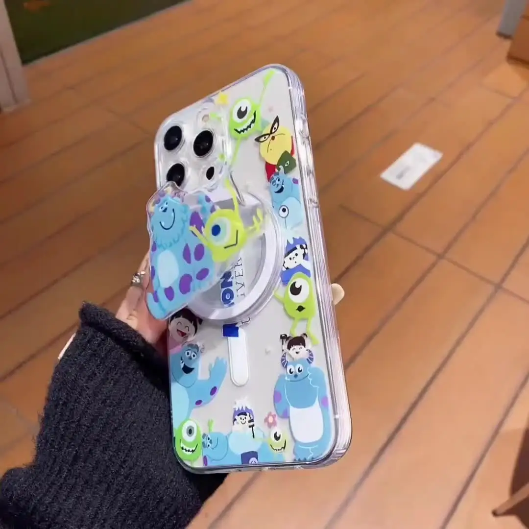 Магнитный чехол Magsafe для телефона с героями мультфильмов Университет монстров