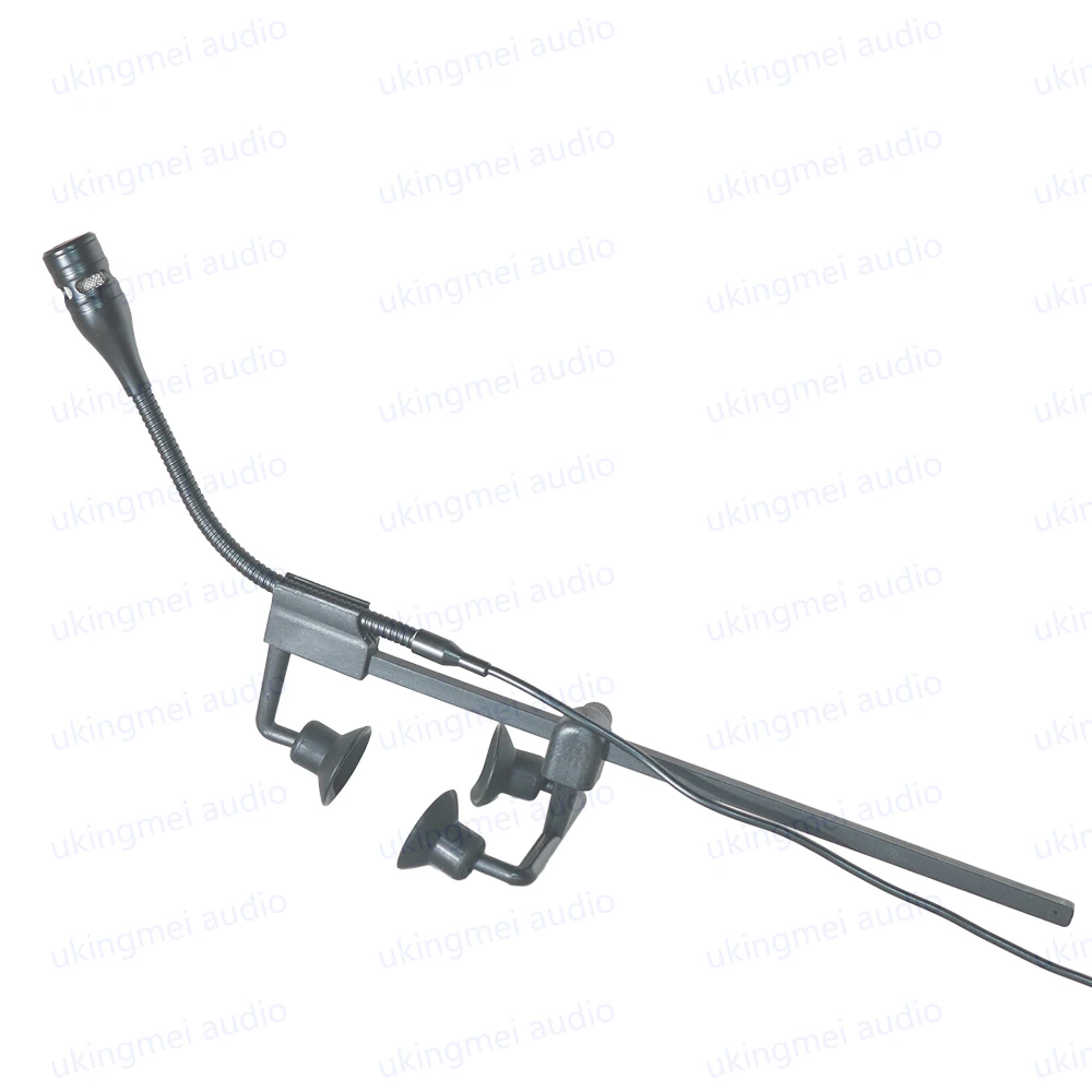 Instrument Microphone for Violin Acoustic Guitar with Scalable Adjustment Clamp Cardioid Microphone TA4F for Shure Transmitter