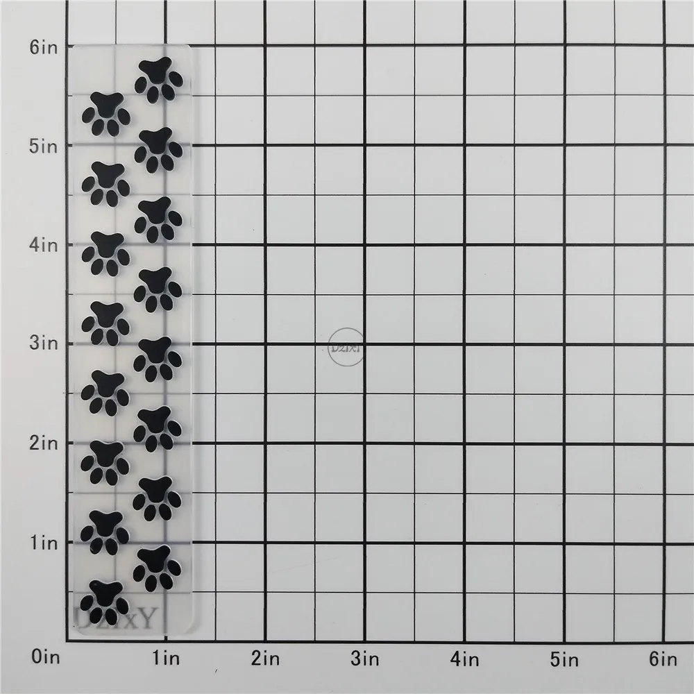 Footprints Strips Embossing Folders for Scrapbooking Paper Album Cards Making Supplies 3D Plastic Stencils Crafts plastic embossing folder embossing folder