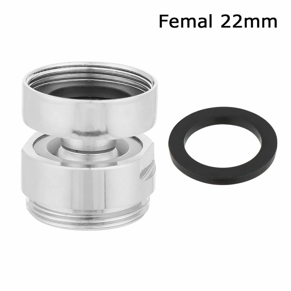 360 Degree Adjustable Swivel Aerator Faucet Connector Femal 16/18/20/22/24mm To Male 22mm Tap Adapter Aerator Connector