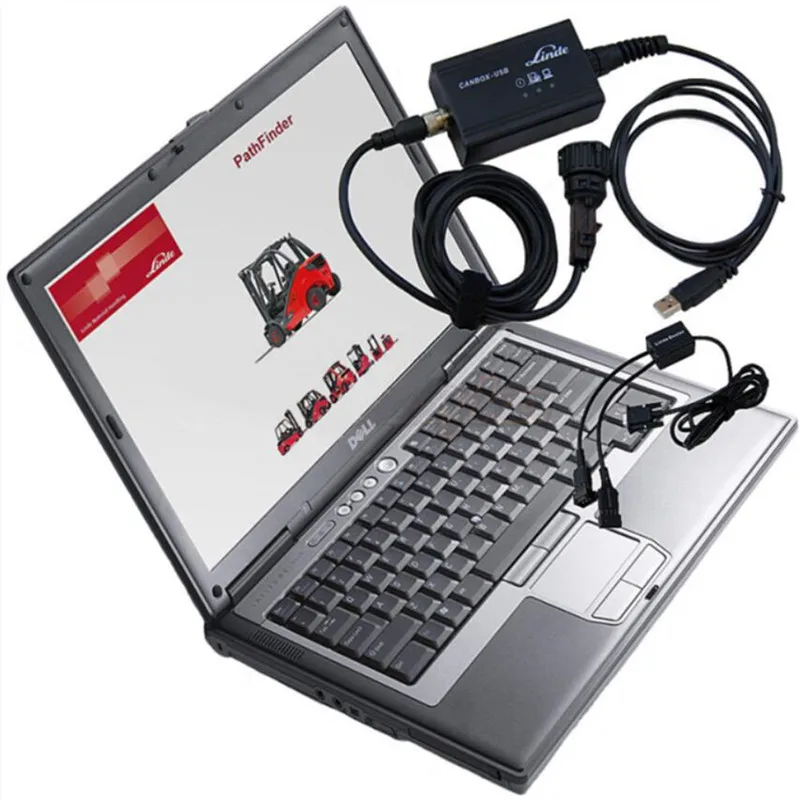 

Forklift full set of diagnostic tool fit for Linde CanBox + TruckDoctor cable + Touchbook CF-53 Laptop + Program pathfinder