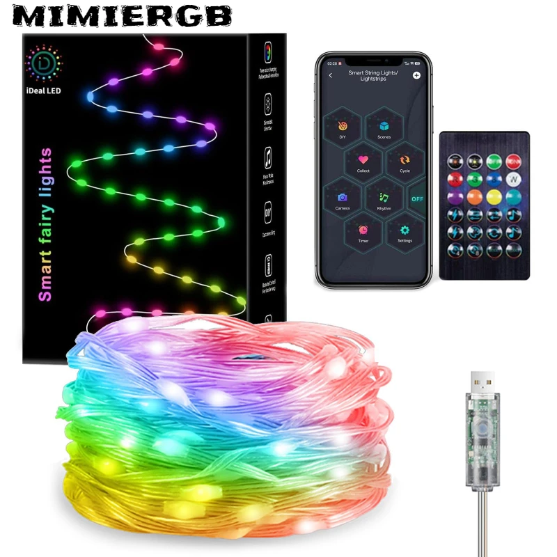 Smart-LED-String-Light-APP-Control-Bluetooth-RGB-Christmas-Tree-Lights ...