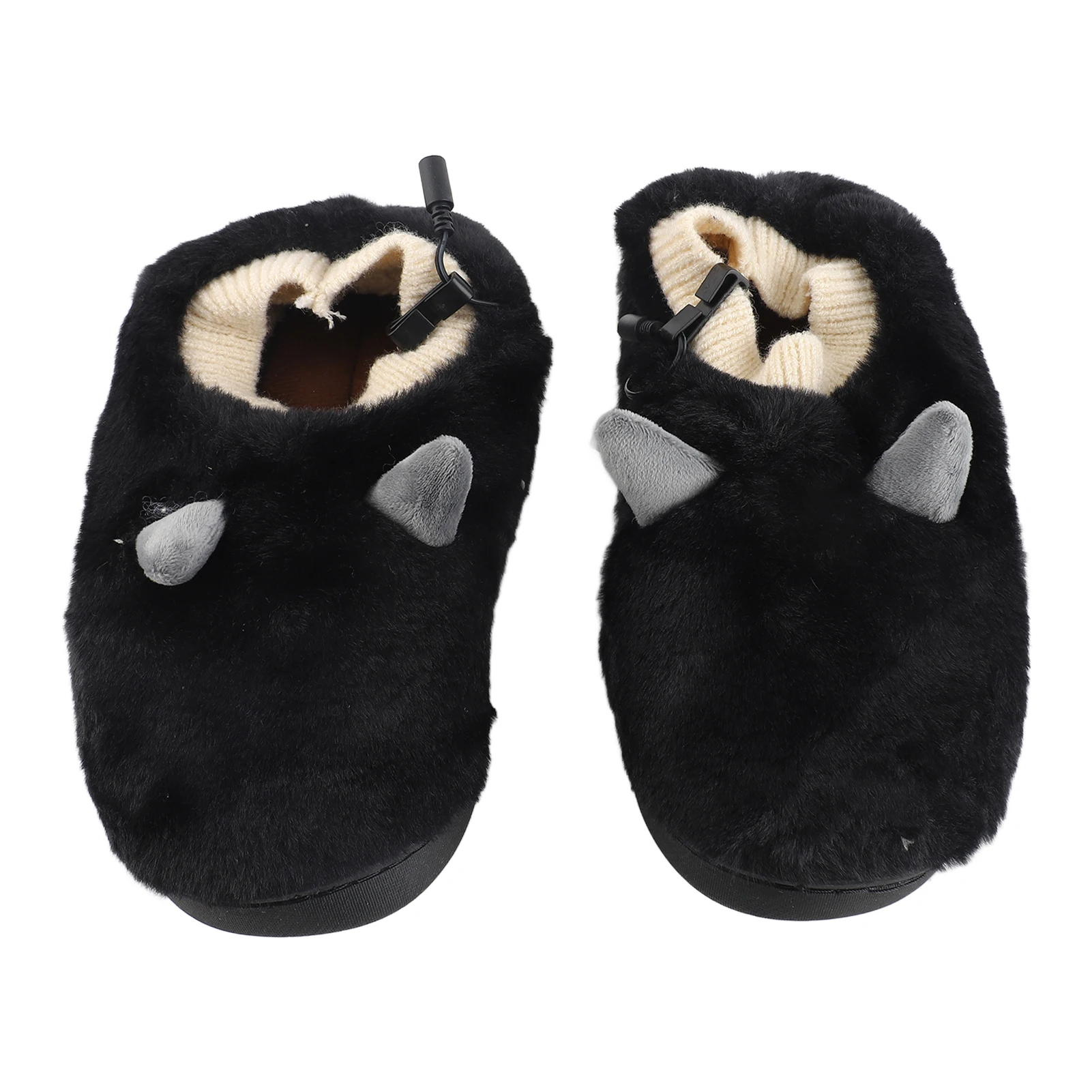 Heating Slippers USB Heated Slippers Plush Temperature Adjustable Heating Slippers Anti Slip Slippers Winter Foot Warmer for Men