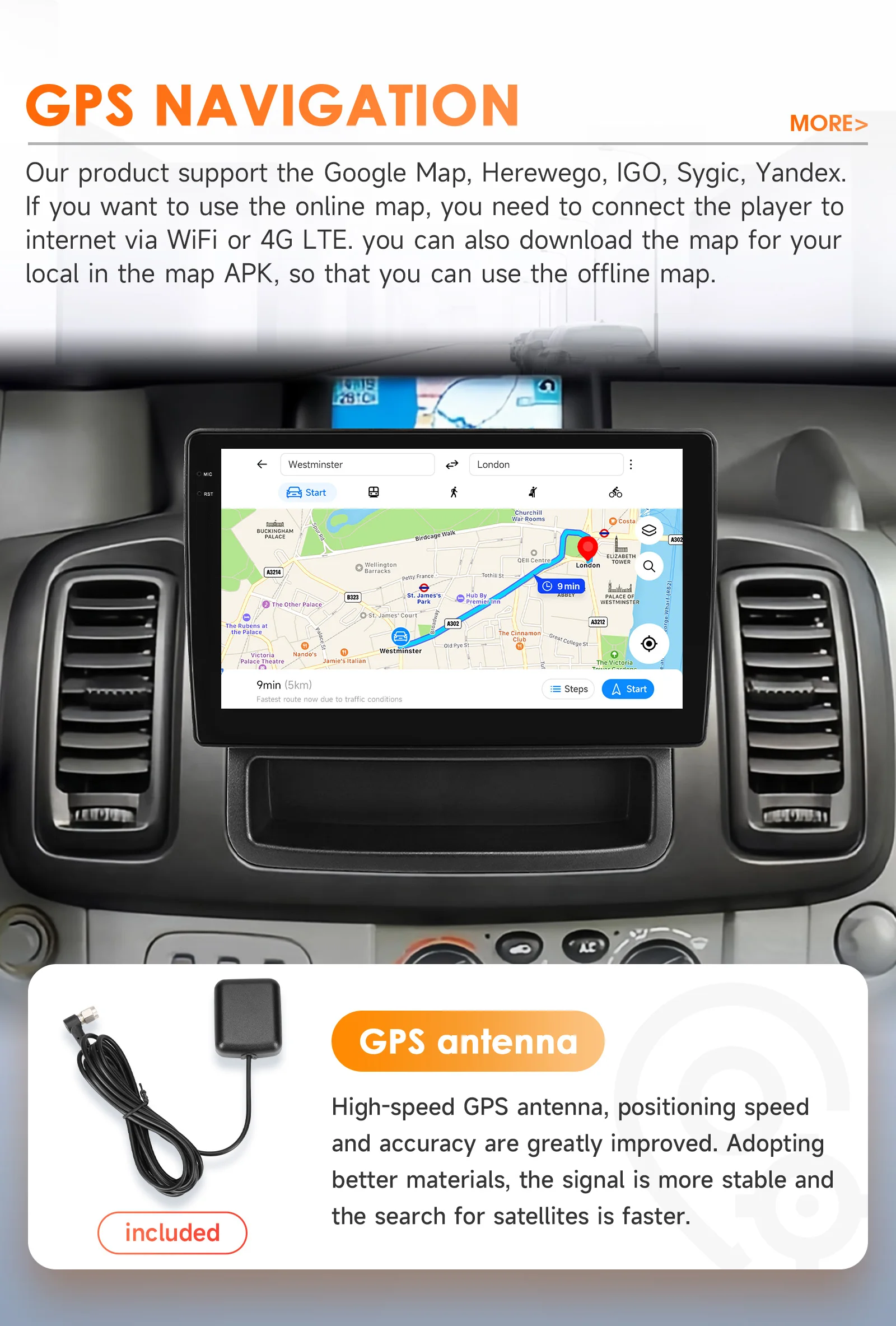 2Din Android 14 Autoradio für Renault Trafic 2010 - 2014 Opel Vivaro Auto-Multimedia-Player Intelligenter Bildschirm Autoradio Carplay – Detail 31