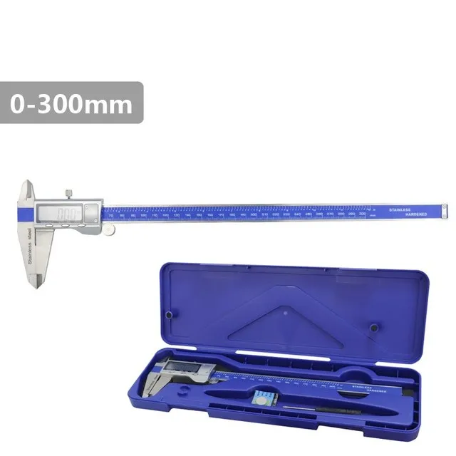 

Digital Vernier Caliper 0-300mm LCD Stainless Steel Electronic Gauge Measuring Instruments Dial Vernier Calibrator Tools
