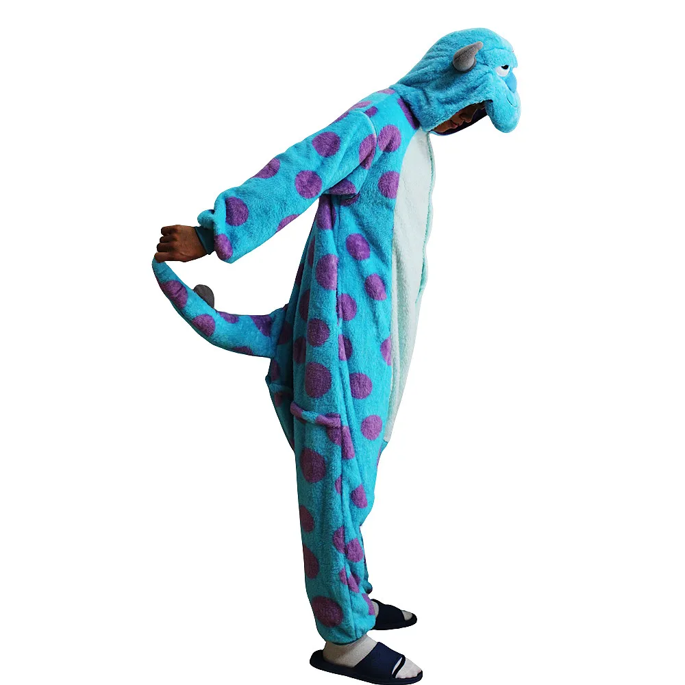 Cosplay Costumes Adult Onesies Sullivan and Mike Monster Kigurumi Cartoon Costumes For Halloween Carnival Party