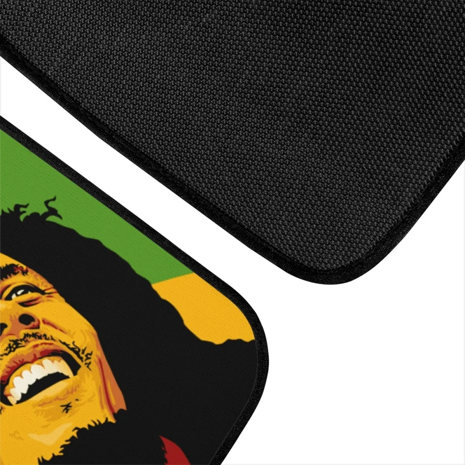 Bob Marley Reggae Custom 4PCS Car Floor Mat for Men Truck SUV Van 