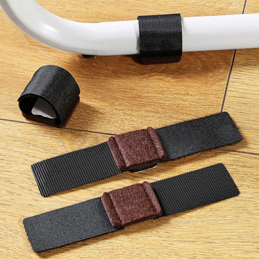 5/10PCS Chair Leg Felt Pads Non-Slip Hook Loop Fasteners for