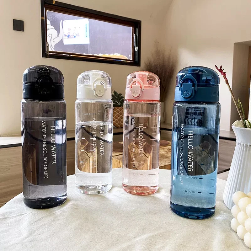 Water Bottle Sport for Adults and Children, Men Women Transparent Water  Bottle Made of Edible-grade Plastic, Free Shipping Items