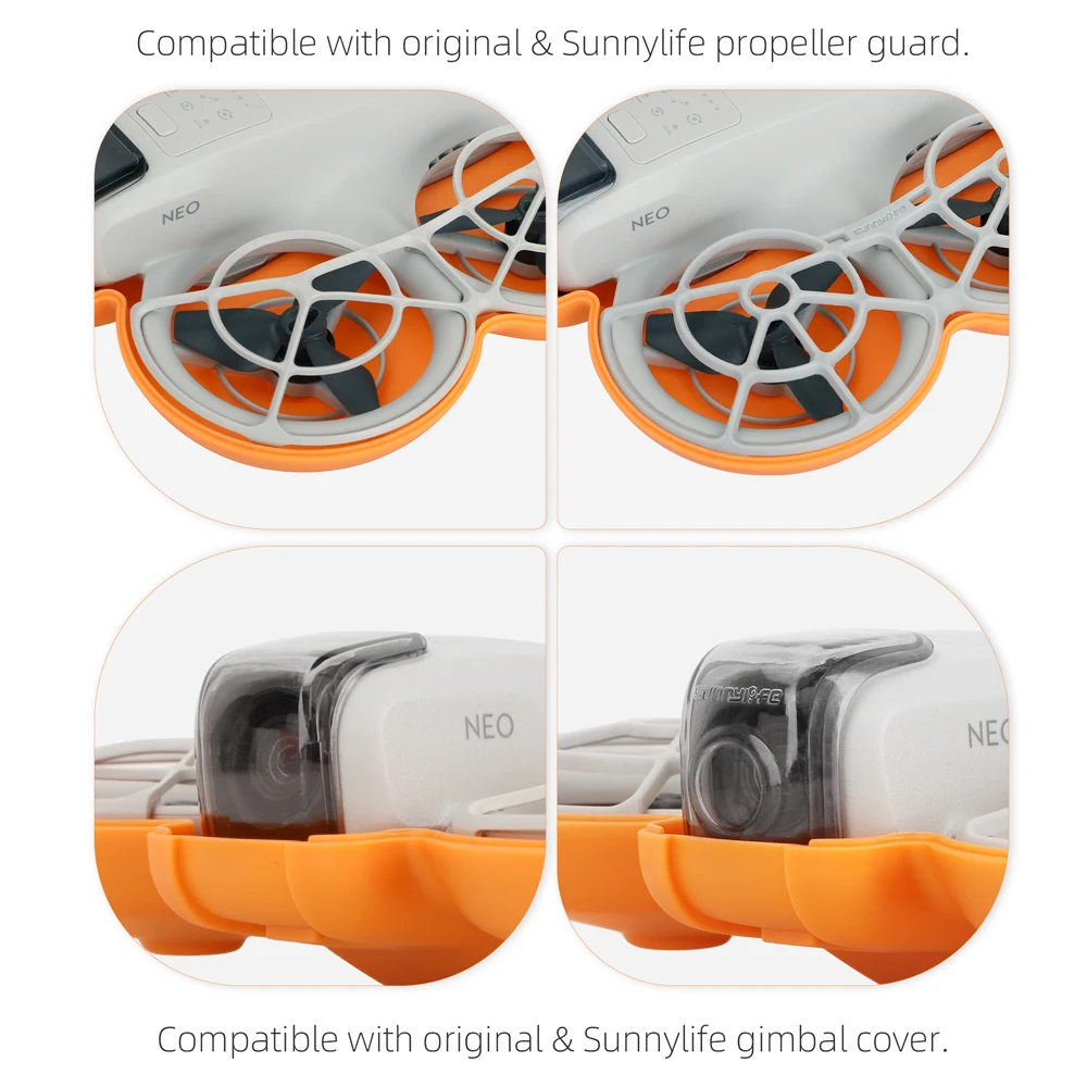 Sunnylife Protective Carrying Case for DJI Neo, Dust-proof Shockproof Storage Box Travel Portable Bag, Drone Accessory Organizer