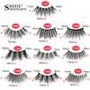 SHIDISHANGPIN Half Lashes Cat Eye Lashes 3D Natural Winged End Eye Elongated Eyelashes Fox Eye lashes Faux Mink Eyelashes Makeup