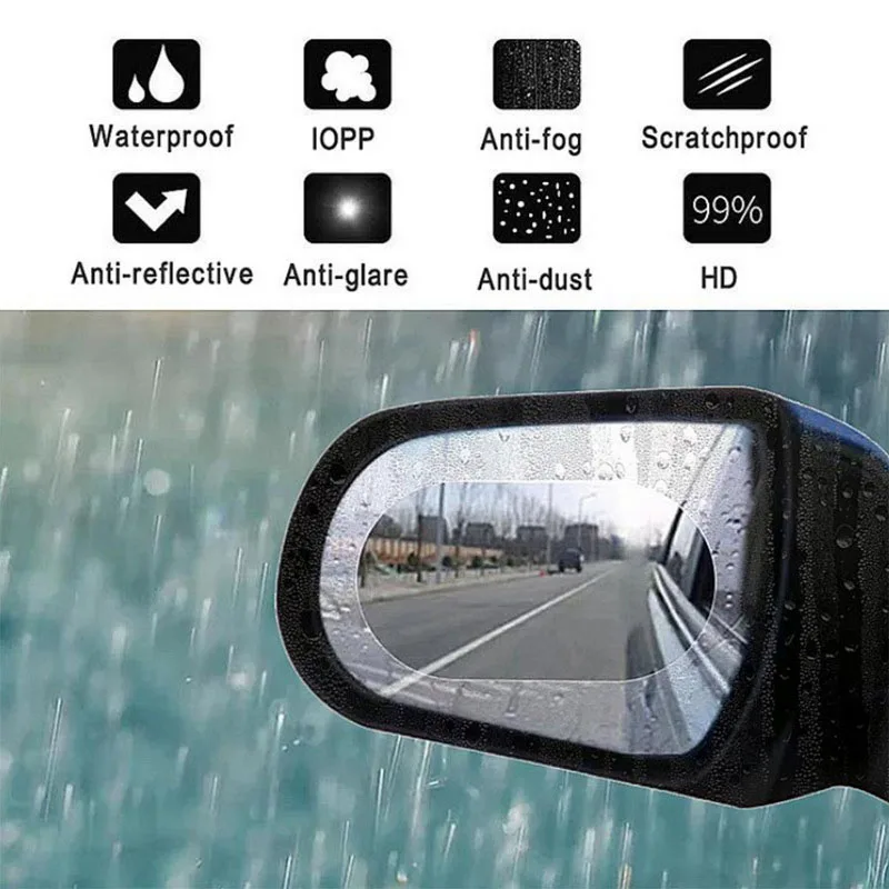 

2pcs / set Rearview mirror protective film Anti fog Rainproof film for BMW 1 2 3 4 5 6 7 Series X1 X3 X4 X5 X6 E60 E90 F07 F09