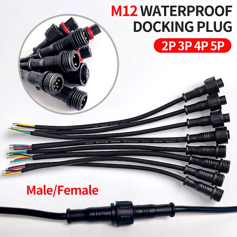 IP65 Waterproof Connector 2 Pin Power Cable Male Female 1 In 2 3 4 5 Out Y Connector For Led Strip Light Cable - Foto 11