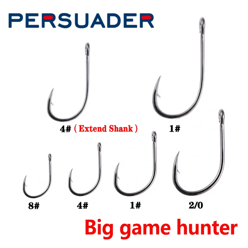 30pcs 2X strength big game fly fishing hooks with wide gape for