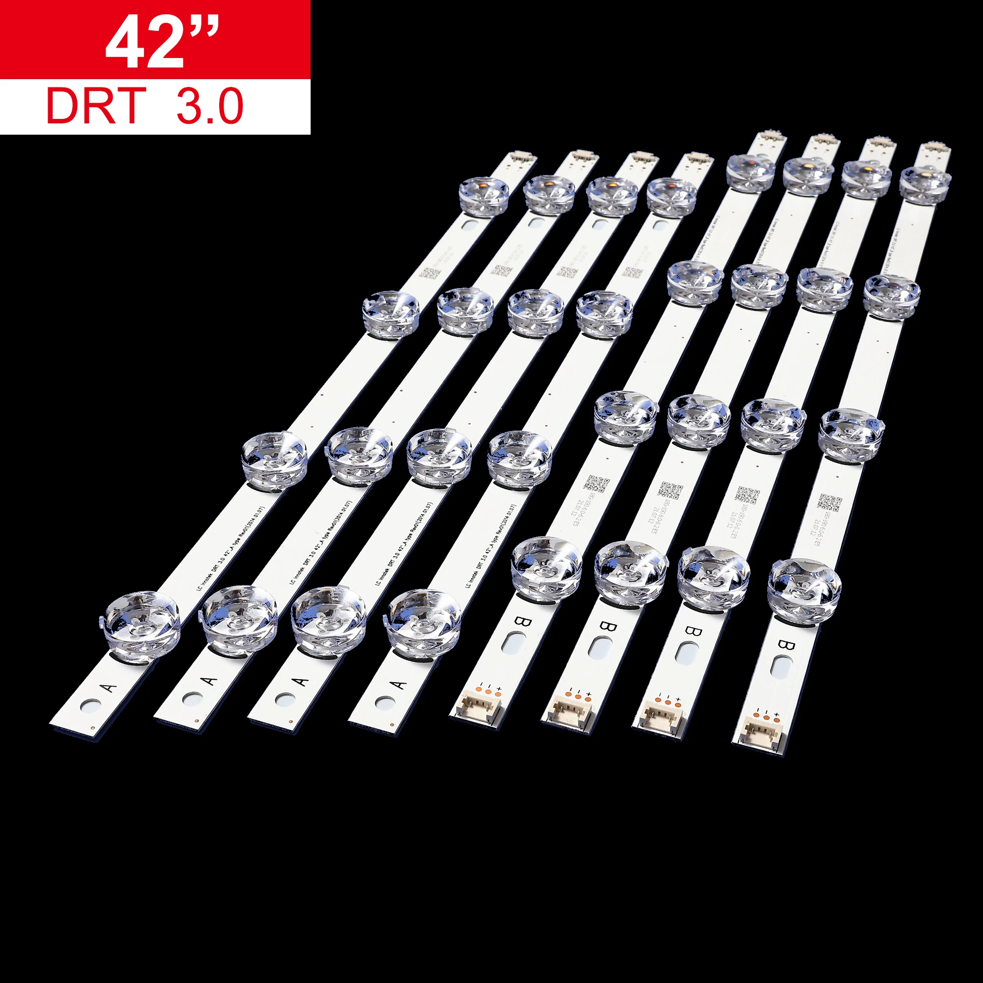 LED Backlight Strip 8 pieces/set for 42LB5610 42LB5800 42LB585V 42LB DRT 3.0 42 A/B 6916L-1709A 1710A 6916L-1957A 1956A led light led light bar