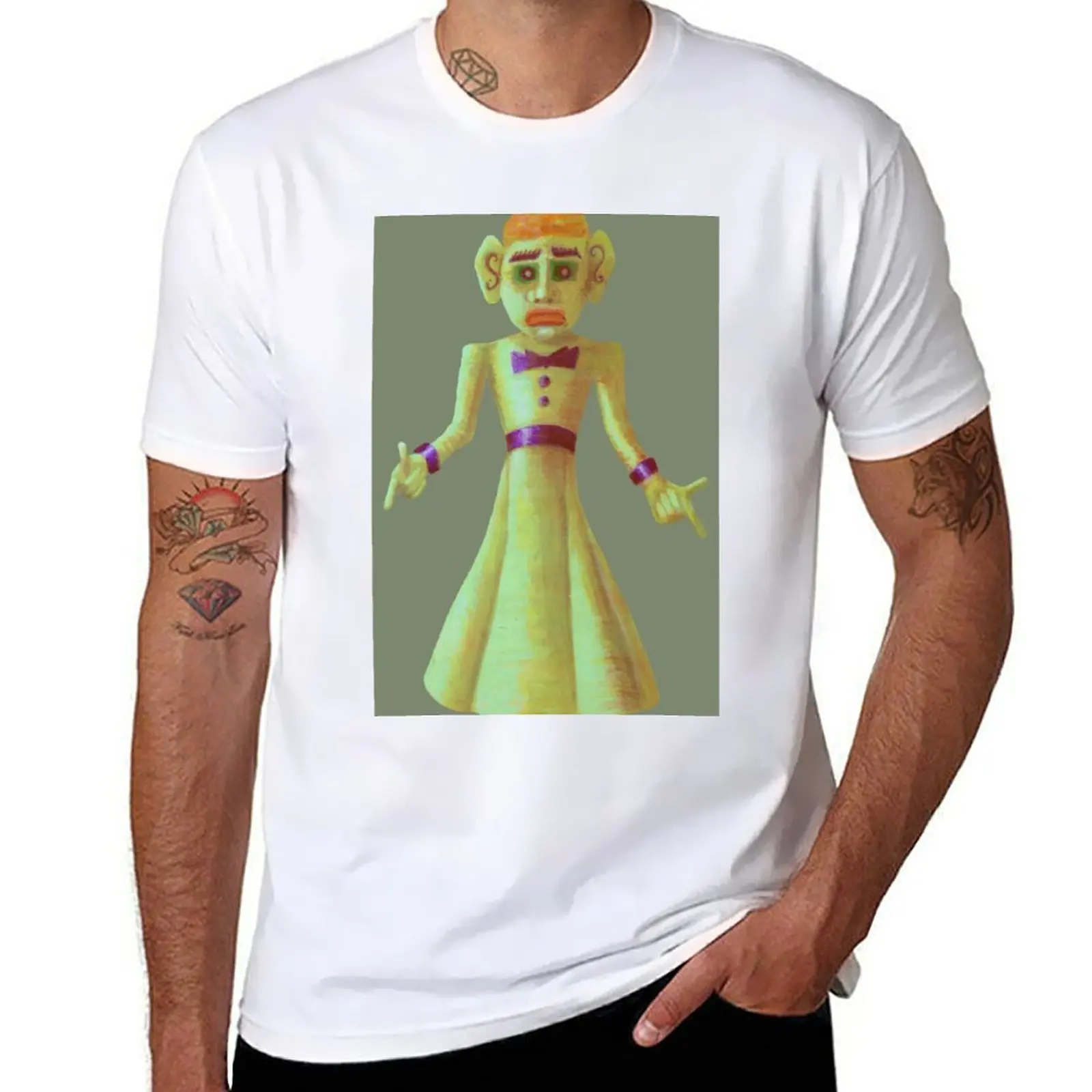 

Zozobra T-Shirt Short sleeve tee anime clothes plain white t shirts men