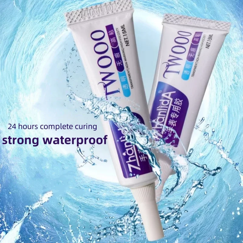 15ML TWOOO Watch Repair Glue Adhesive Waterproof Universal Clear Contact Glue DIY Crafts Phone Case Painting Stick Drill Diamond 3