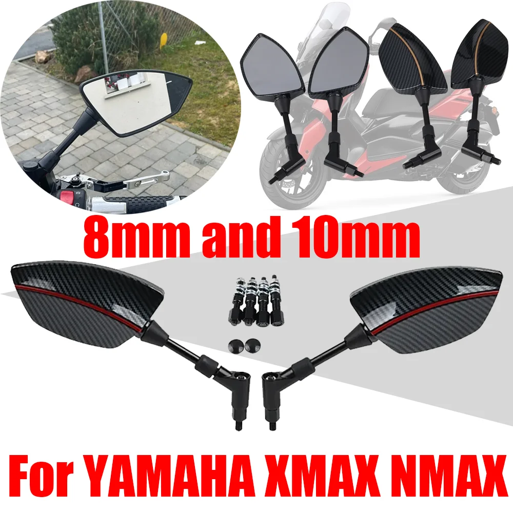 

For YAMAHA XMAX 125 250 300 400 X-MAX XMAX300 XMAX125 NMAX N-MAX Accessories Rear View Mirror Rearview Mirrors Side Back Mirror