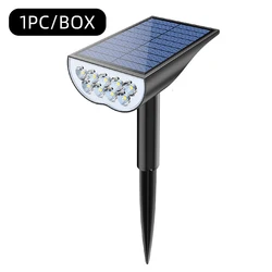 EcoBright Solar Tree Light - Outdoor Dual - Use Spotlight for Courtyard and Landscape Gardens, Super Bright Waterproof Design (Forest green)