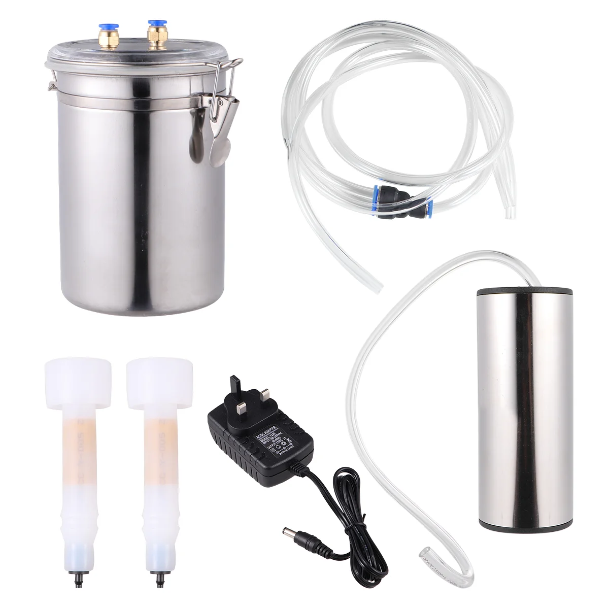 

Portable Electric Milking Machine Goat Sheep Stainless Steel Bucket Suction Vacuum Pump Household Milker Milking Machines
