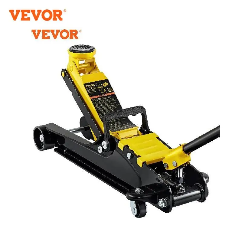 VEVOR 2.5T Floor Hydraulic Jack Pneumatic Low Profile Floor Jack Heavy-Duty Steel Racing Floor Jack with Single Piston Lift Pump