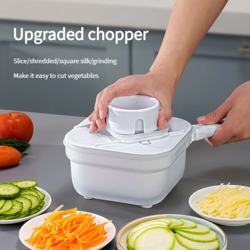 

Multi-Function Manually Vegetable Salad Chopper, Carrots Grater, Potatoes Cut Shred Grater, Kitchen Convenience Tool