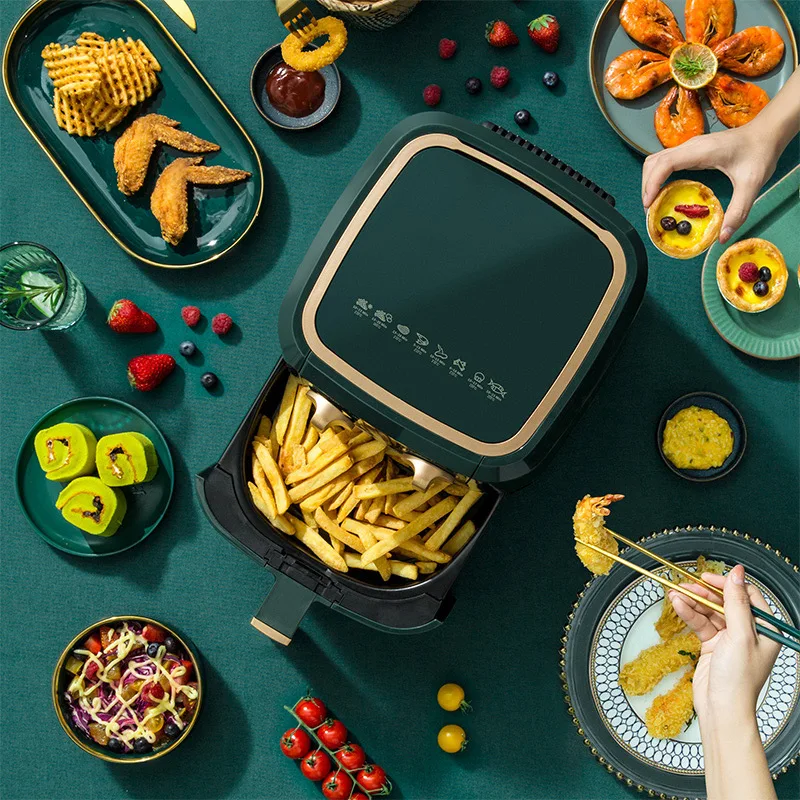 Air Fryer No Oil Toaster Oven Electric Deep Fryer Chicken Pizza Cooker Health Multifunction Electric Deep 220V