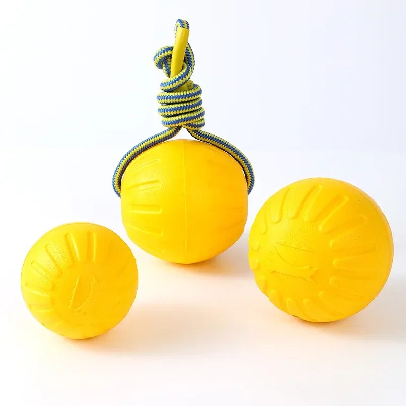 Dog Training Pet Ball Gnawing Pull Ring Pet Toy Disc EVA Foam Bite Resistant Dog Toy dog chew toys