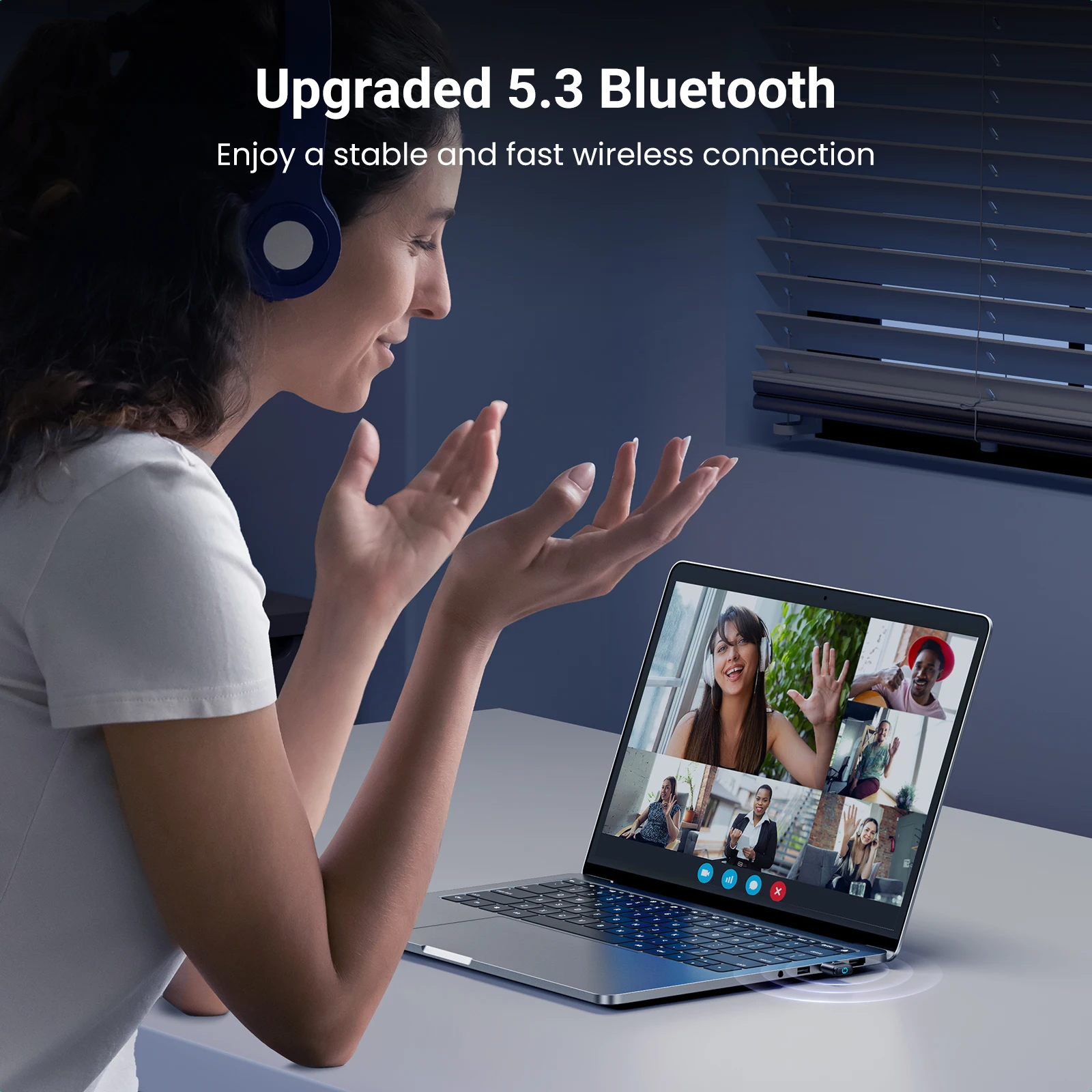 Wireless USB Adapter Mouse Jiggler USB Wireless Bluetooth Dongle Adapter Mouse Mover with Switch Button Shaker 2 Jiggle Modes Keep PC Awake