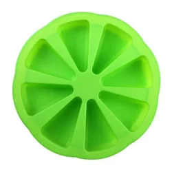 Silicone Baking Tray for Pastries, Muffins, and Brownies - Mini Fancy Cake Mold, DIY Baking Pan (Green)