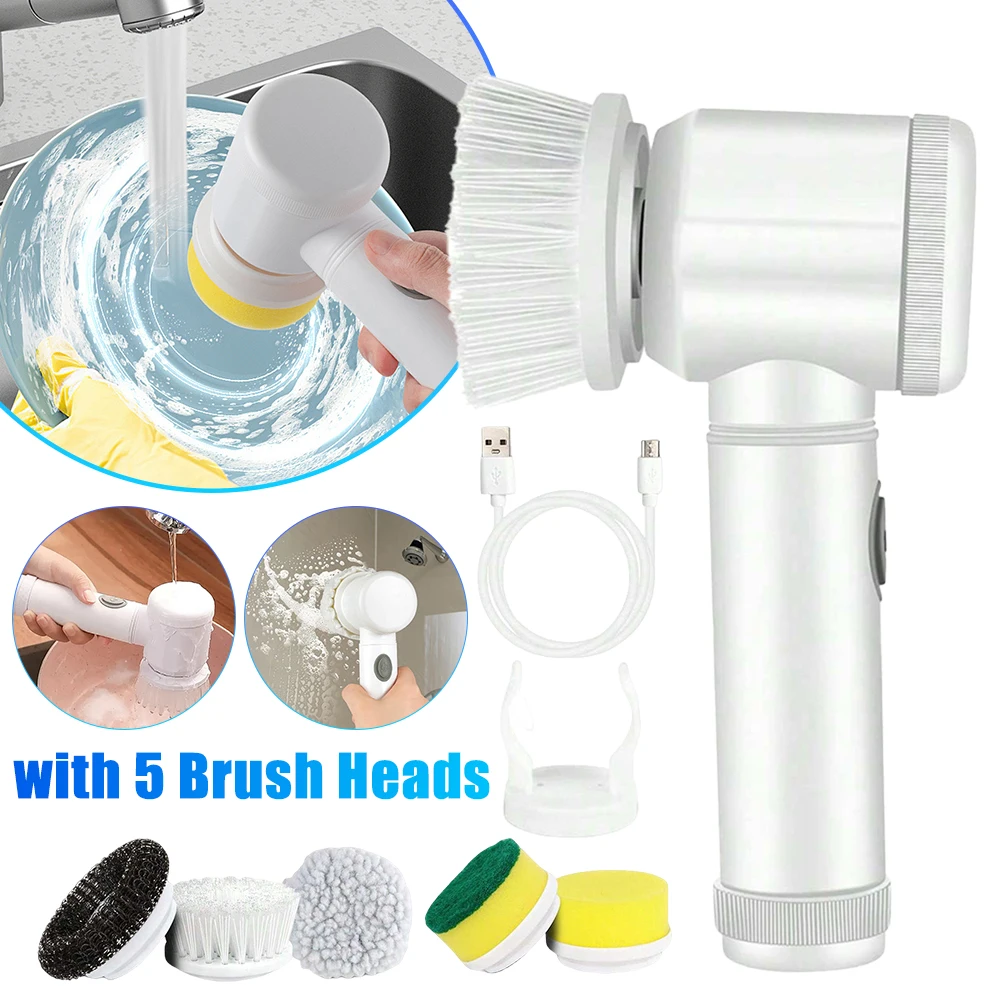 Premium Hand-Held Electric Dishwashing Brush