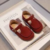 Spring Children Princess Shoes T-strap Retro Solid Color Kids Flat Shoe Leisure Stylish Non-slip Daily Comfy Girl's Mary Janes 4