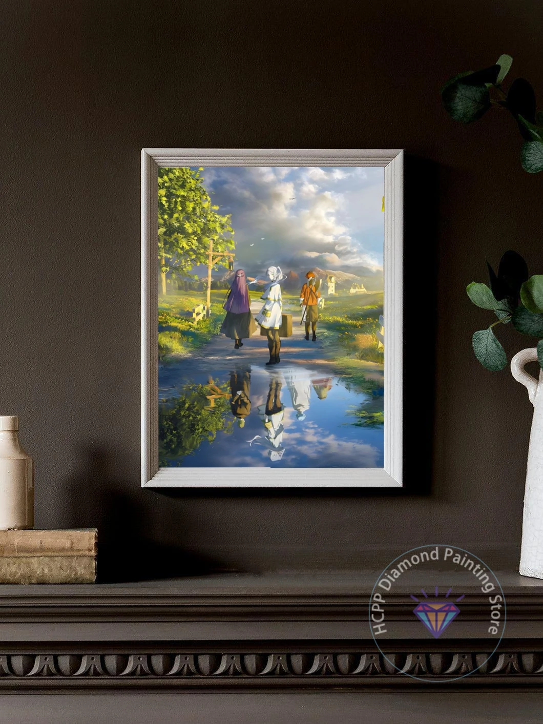 Frieren: Beyond Journey's End Anime Diamond Painting Kit Diamond 5D Embroidery Cross Stitch Handmade Gift Crafts Home Decor Gift diamond painting