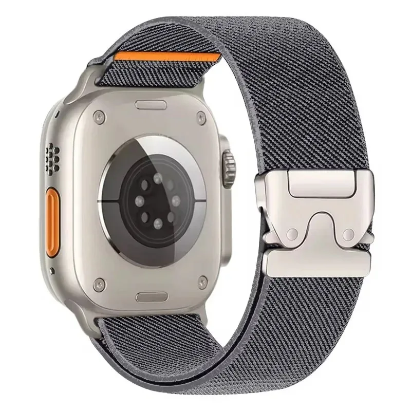 Breathable Nylon Loop Strap for Smartwatch - Adjustable & Comfortable Wristband